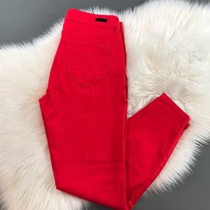 Kut from the kloth NWOT Red Ankle Skinny Jeans, 6